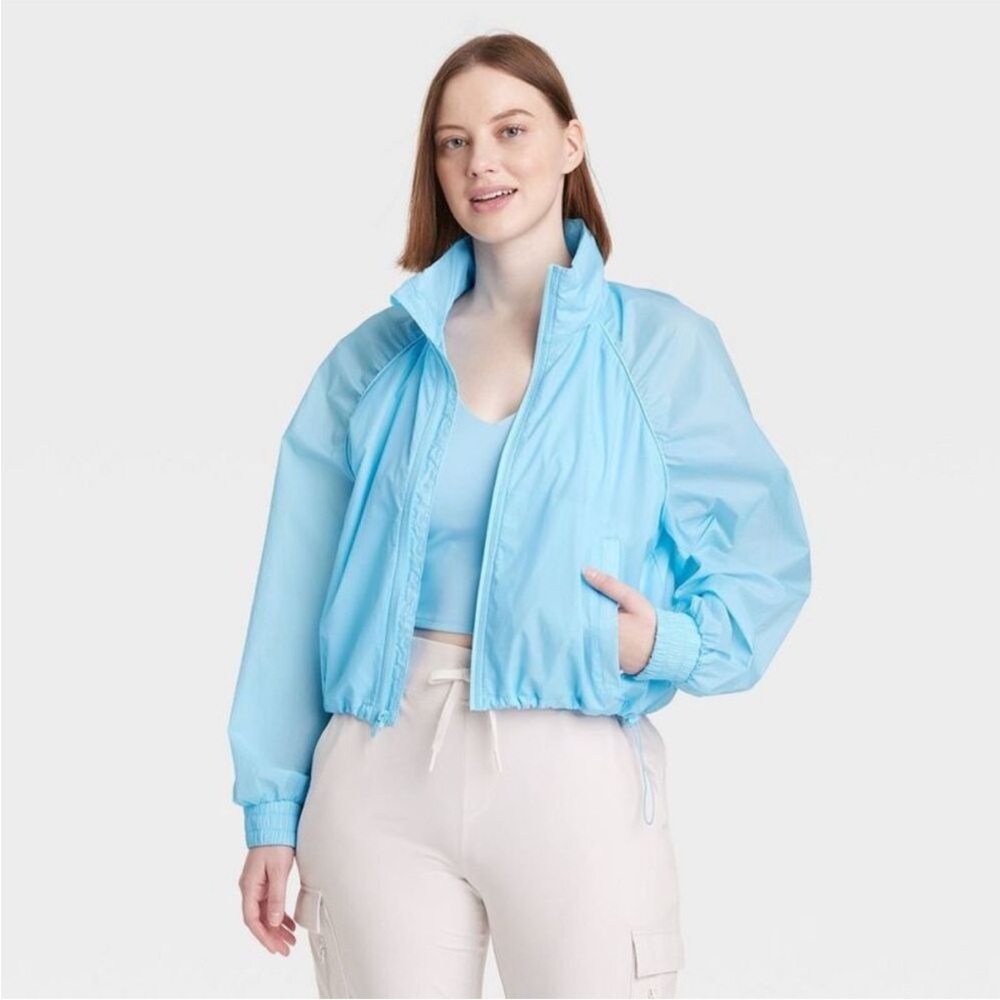 All in Motion Windbreaker Track Jacket NWT